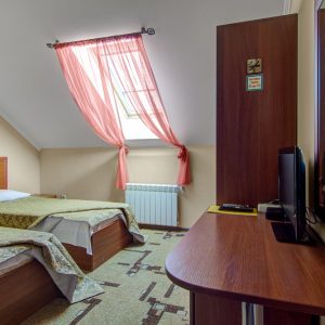 2-х местный номер с 2 кроватями, мансарда